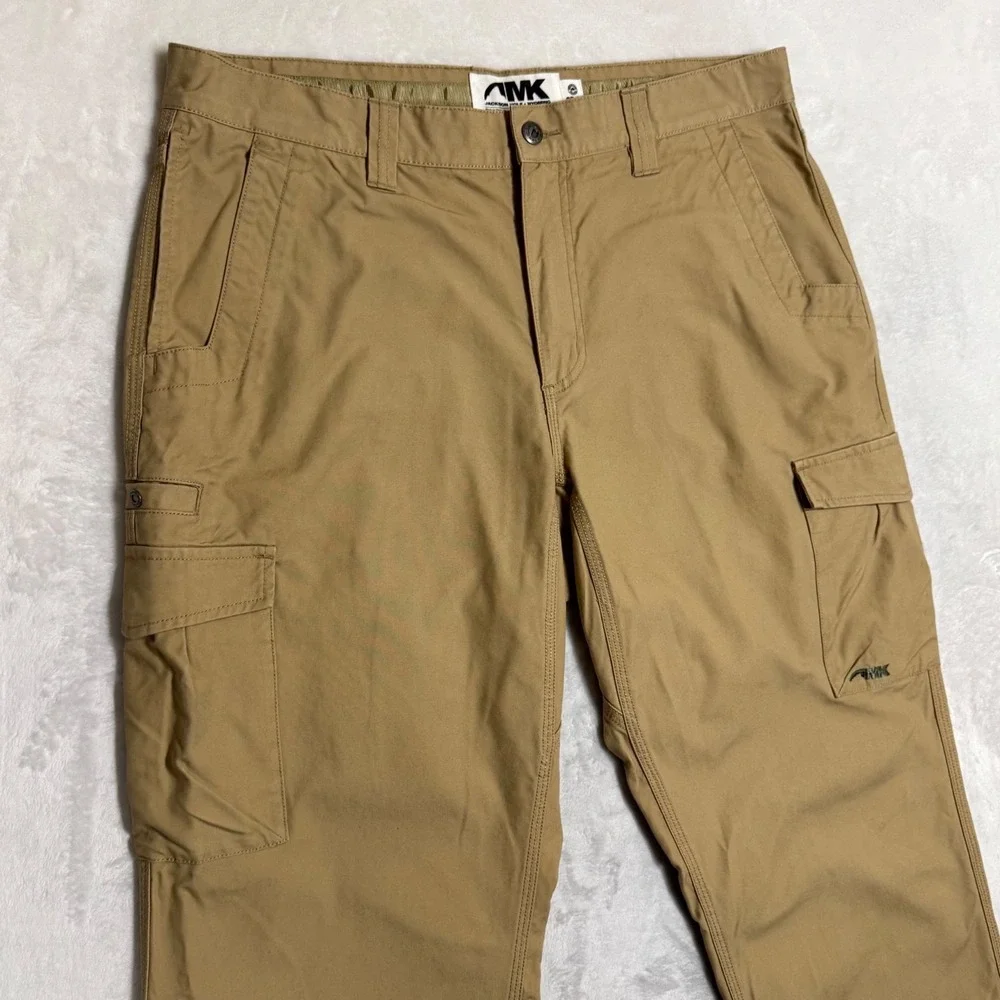 Mountain Khakis Canvas Cargo Pants Size 38x32 37 Utility Pockets Rugged Workwear